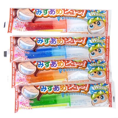 Amazon.co.jp: みずでっぽうアメ みずあめピュー 100本（20本入×5